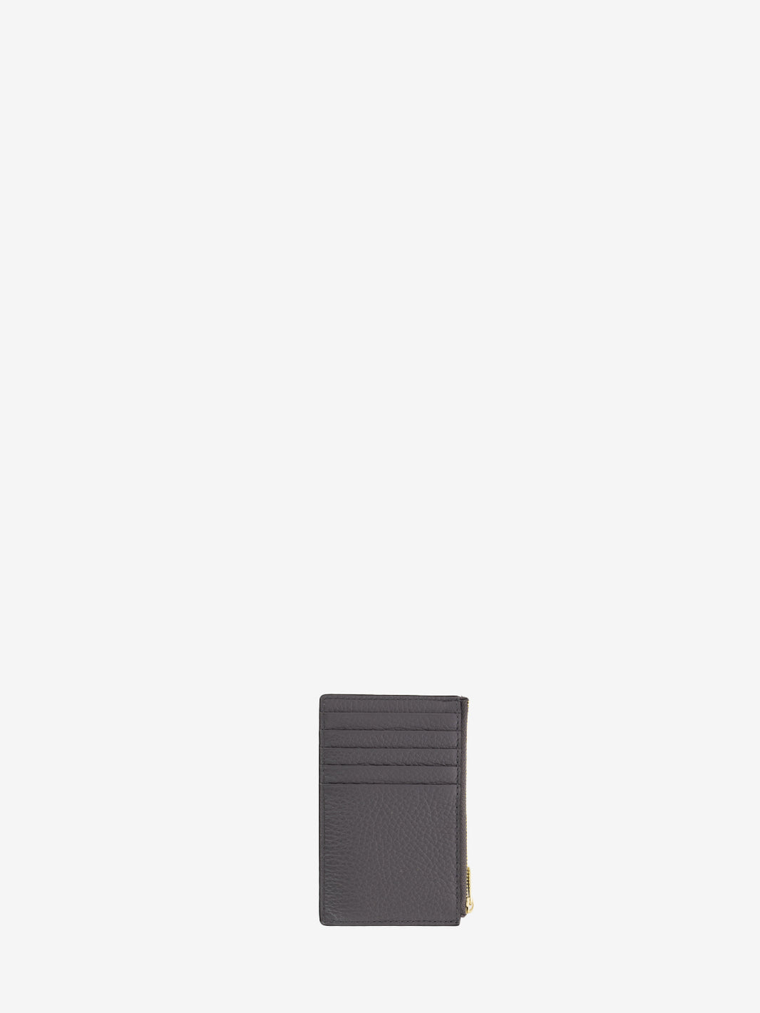 Camelia M card holder in grey leather