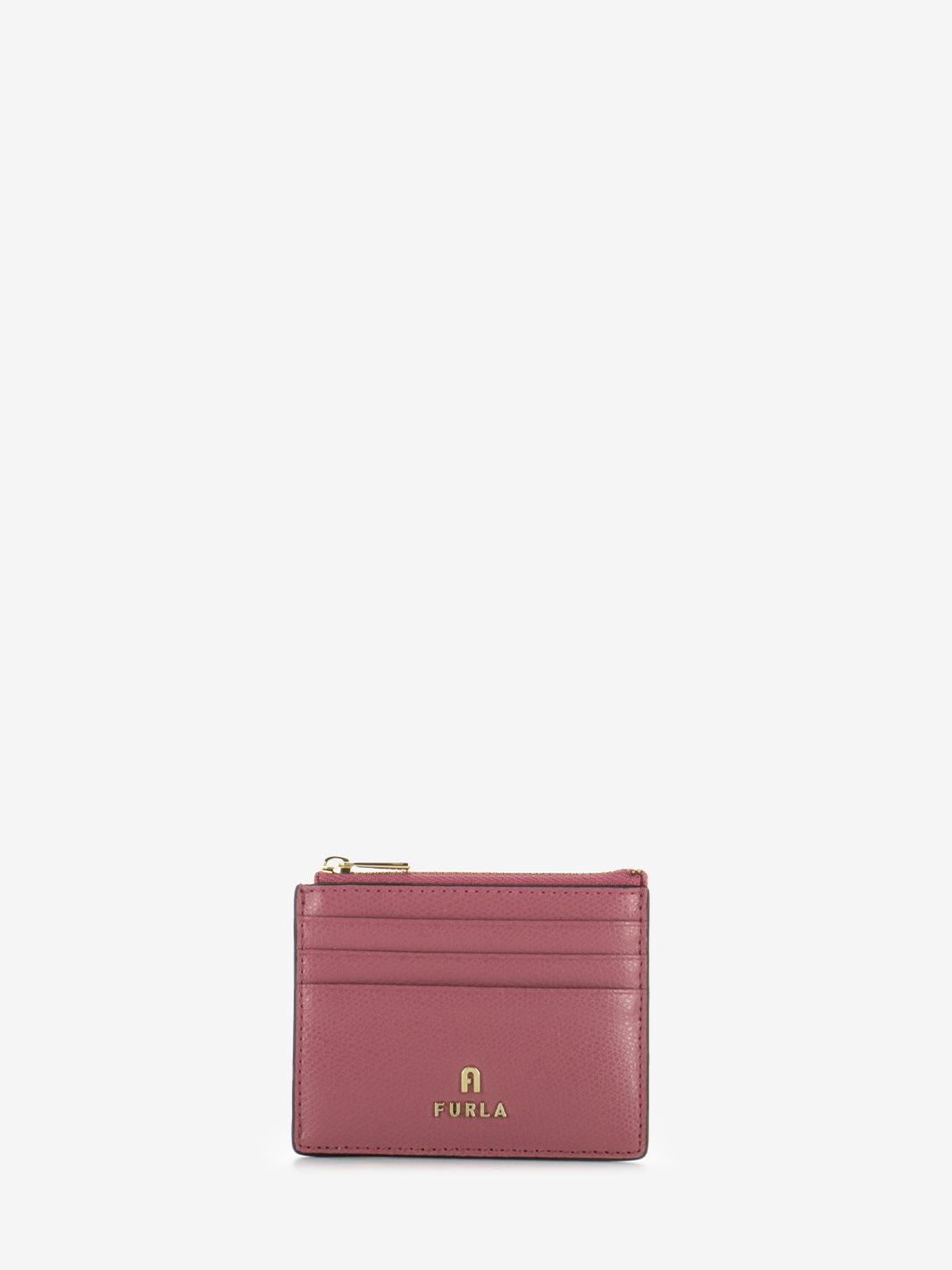 Portatessere Camelia S in pelle blush pink