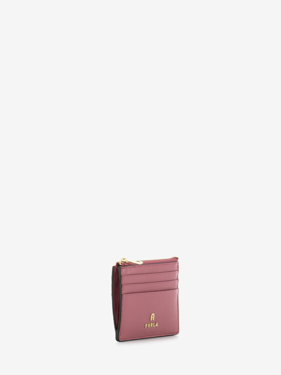 Portatessere Camelia S in pelle blush pink