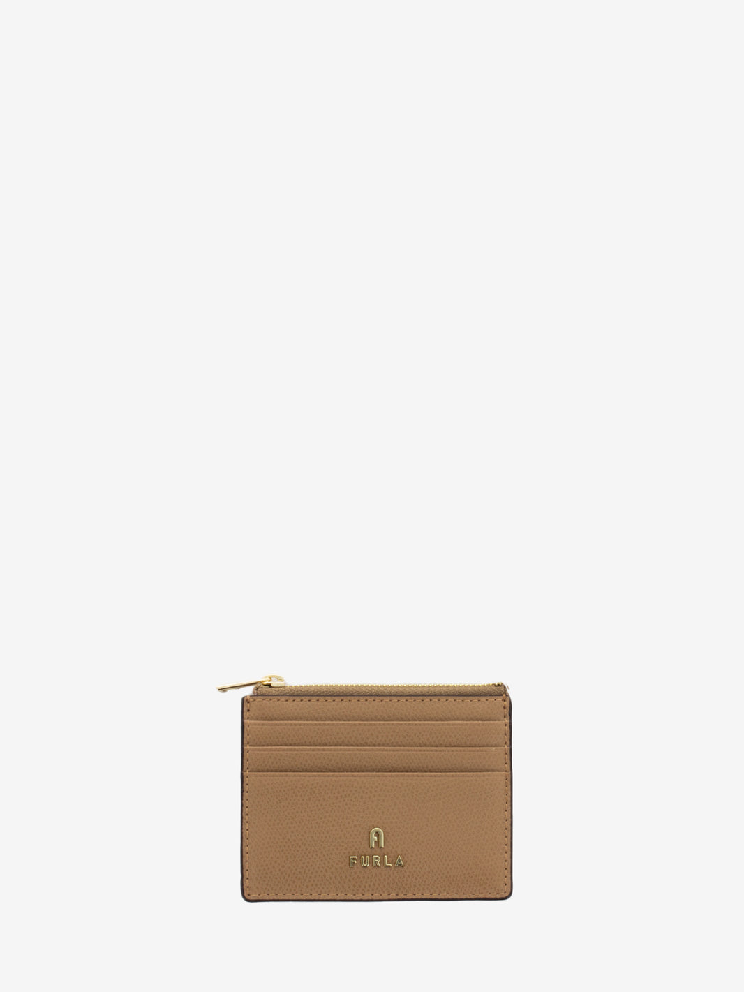 Camelia S card holder in desert leather