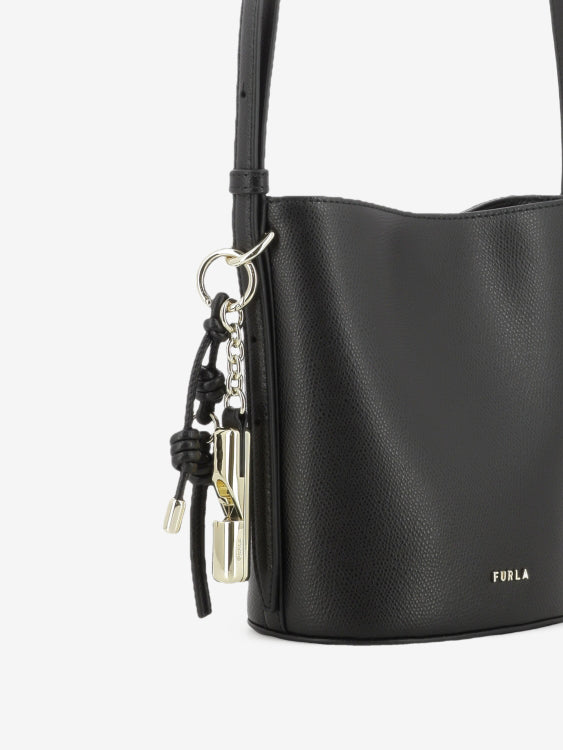 Roxie mini bucket bag nera