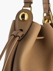 FURLA - Sfera S bucket bag deserto