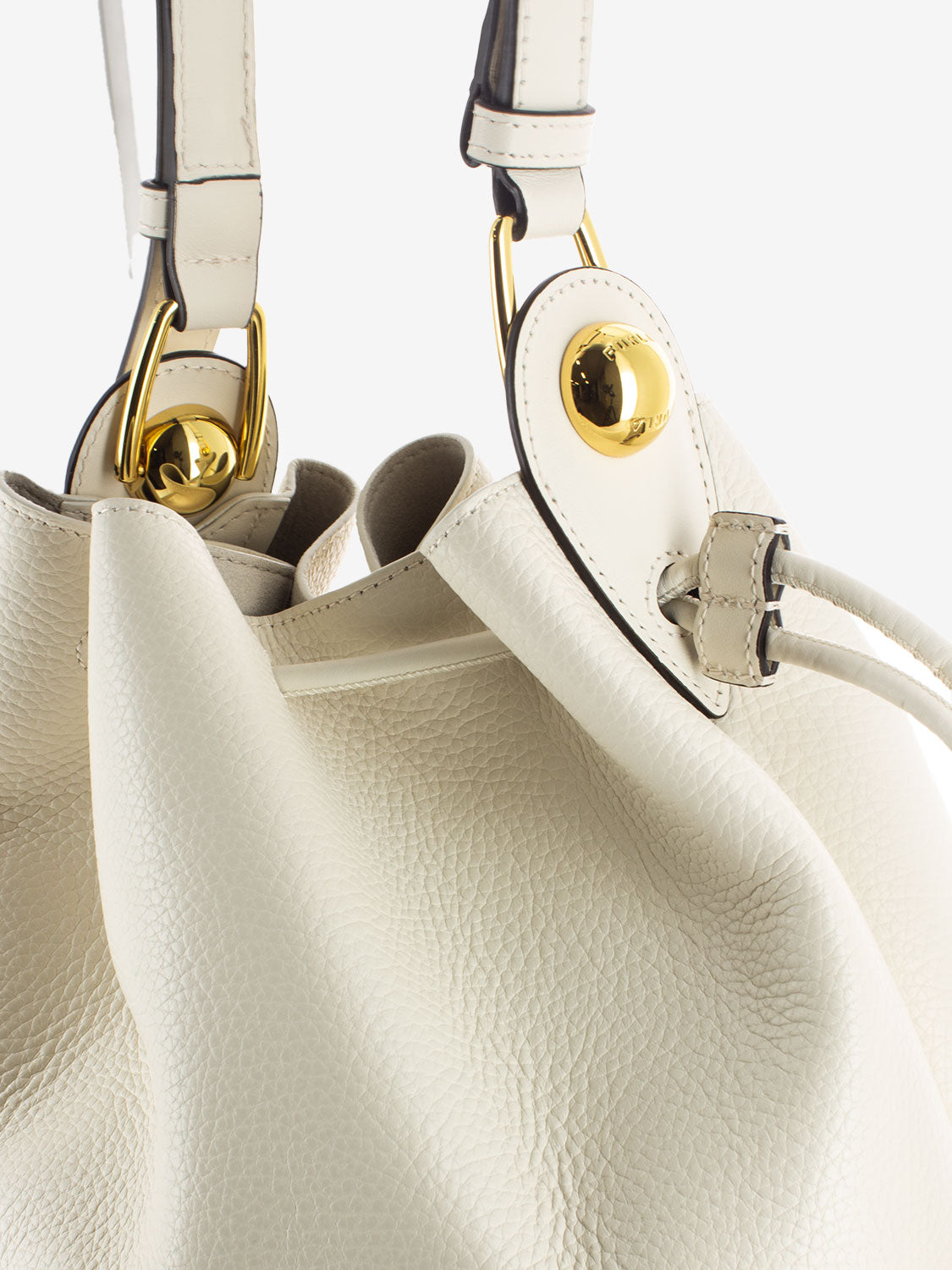 Sfera S bucket bag panna
