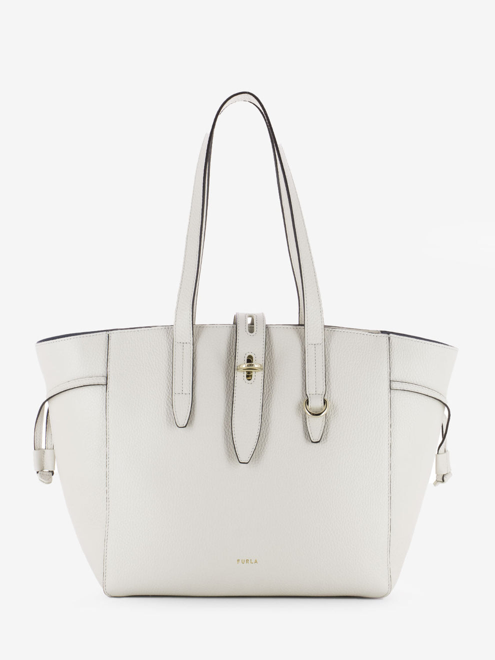 Black Marshmallow Leather Shopper