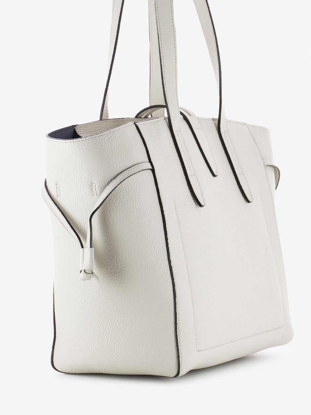 Black Marshmallow Leather Shopper