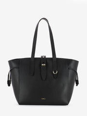 FURLA - Shopper nera in pelle martellata