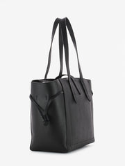 FURLA - Shopper nera in pelle martellata