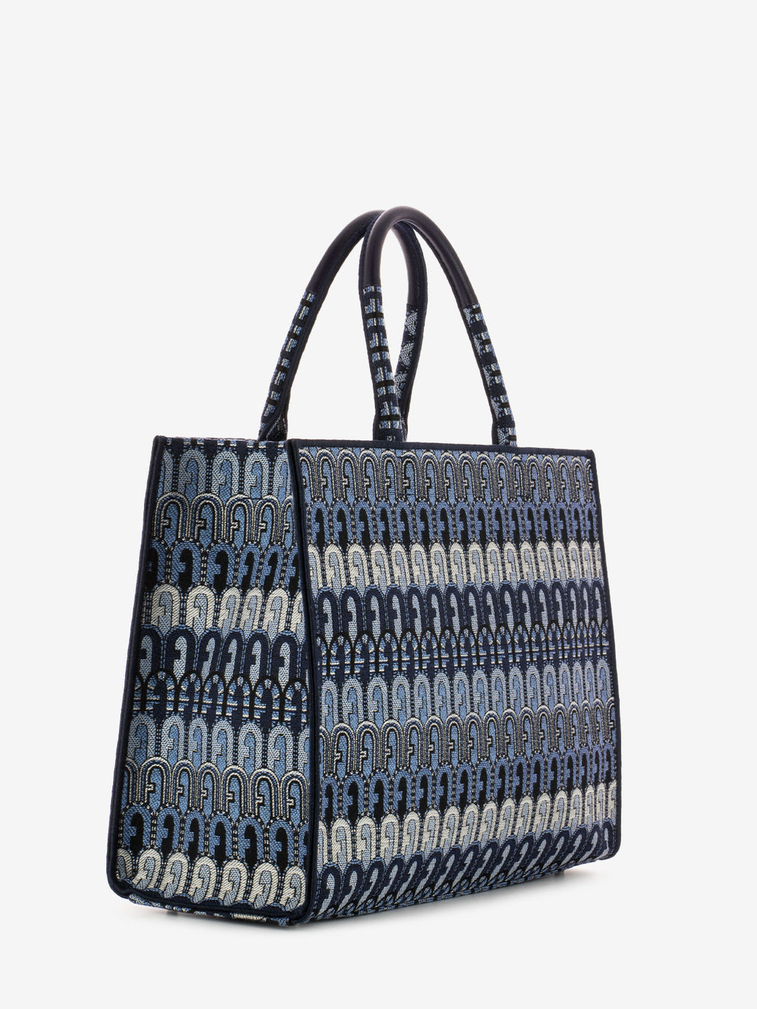 Shopper Opportunity large ethnic bow blue denim