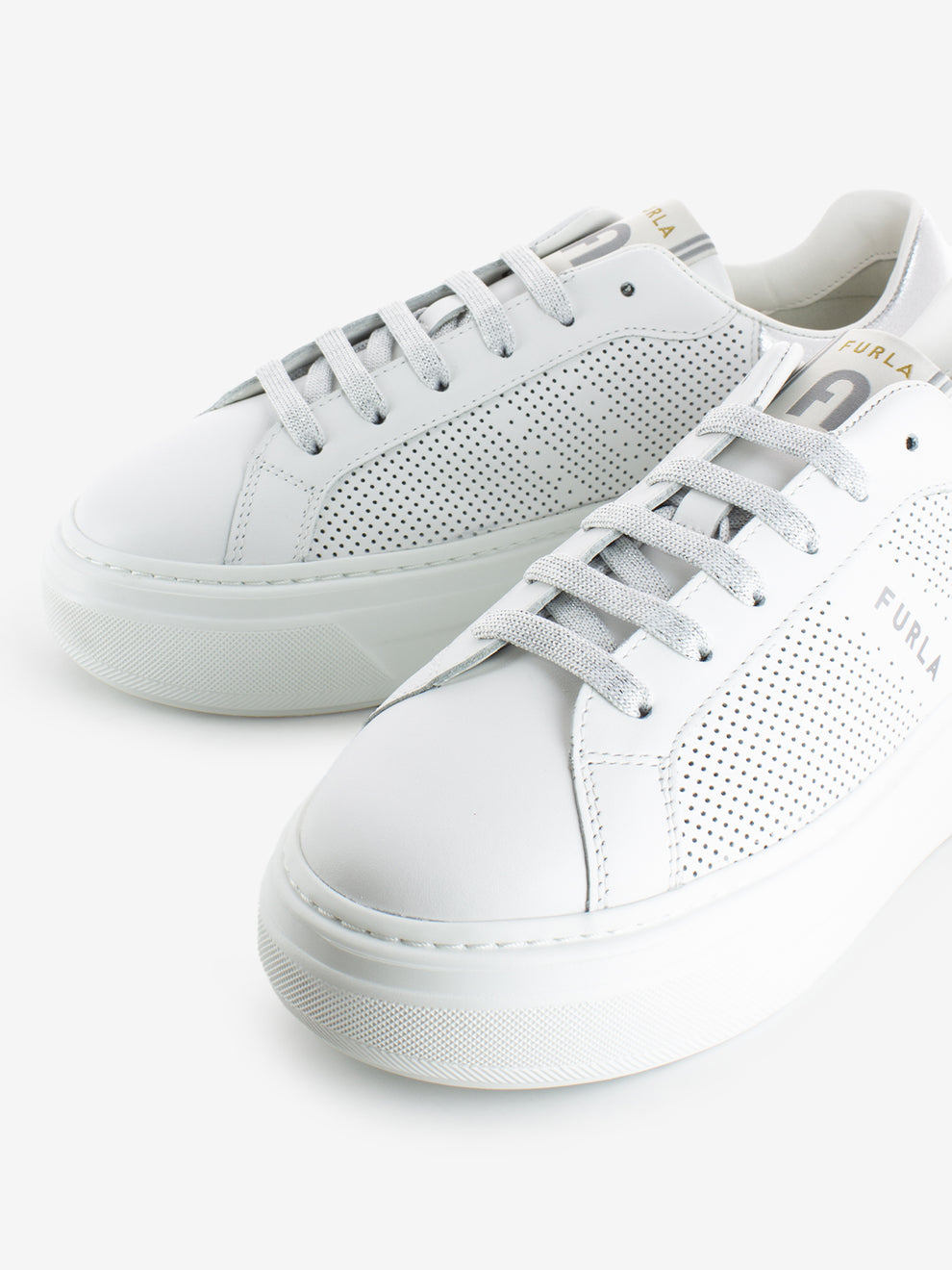 Nuage t.50 talc / silver sneaker