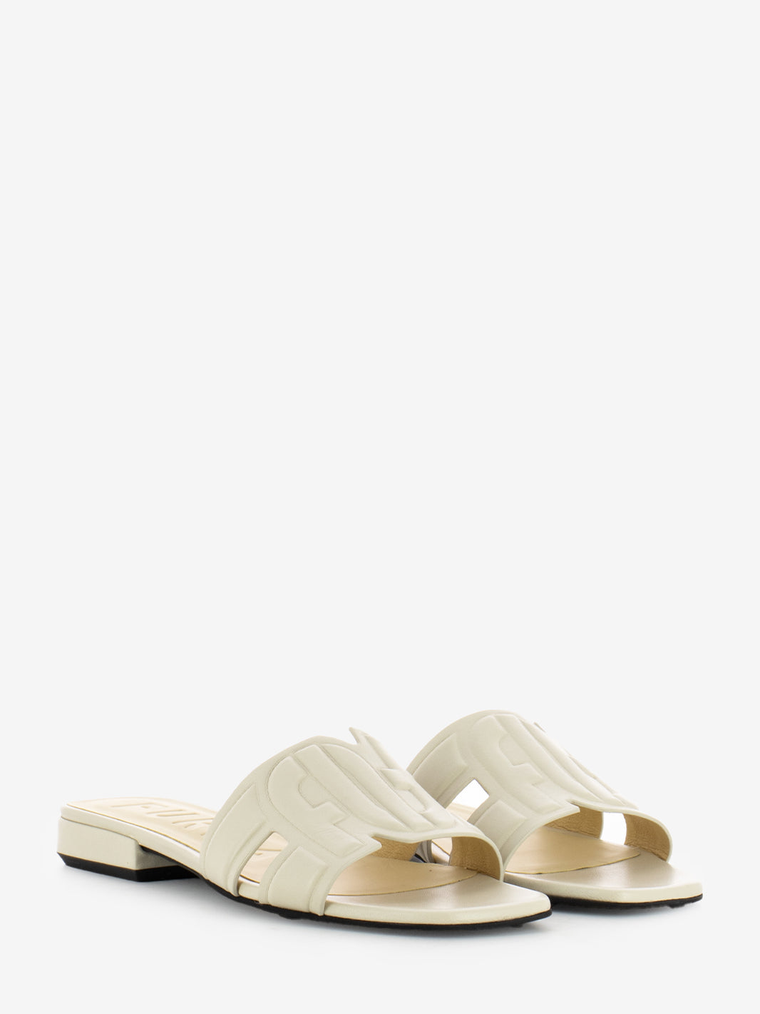 Summer mule nappa marshmallow