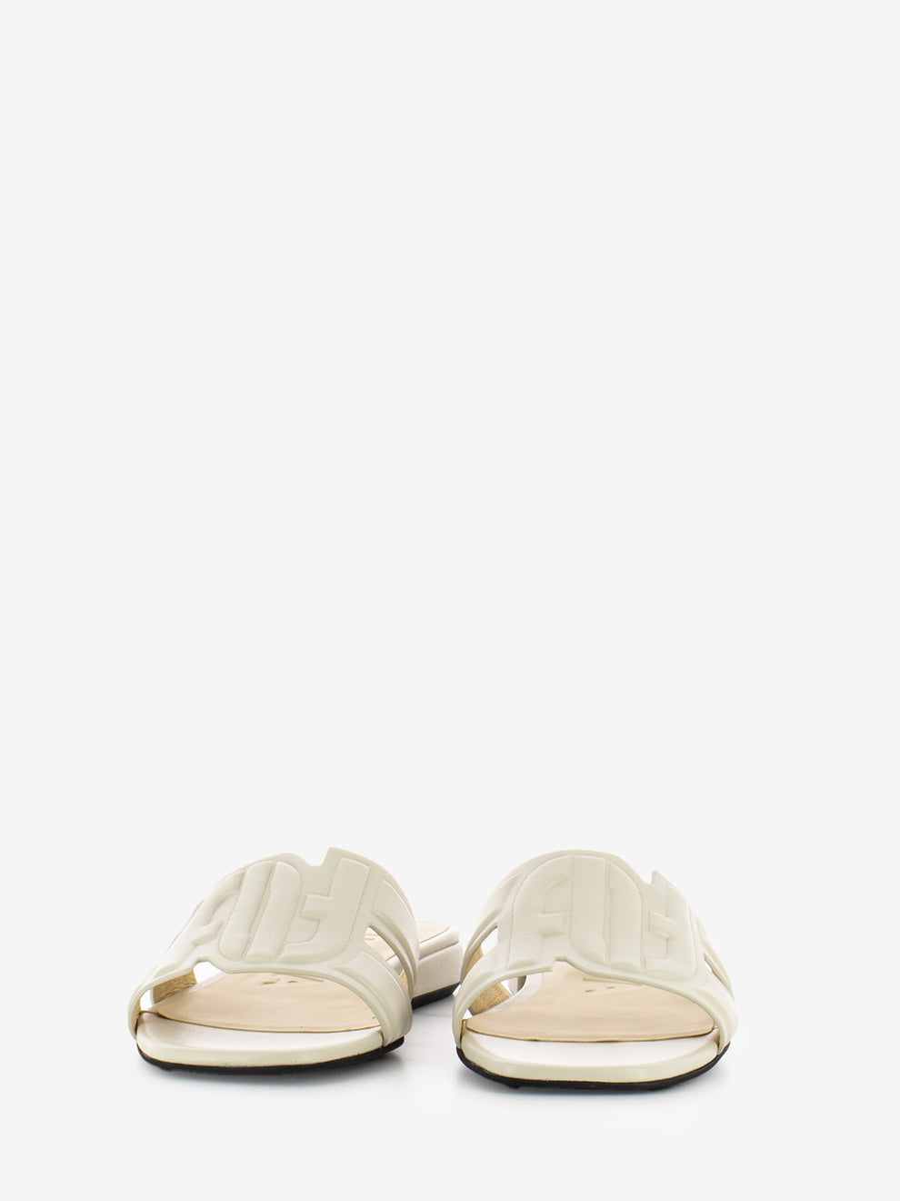 Summer mule nappa marshmallow