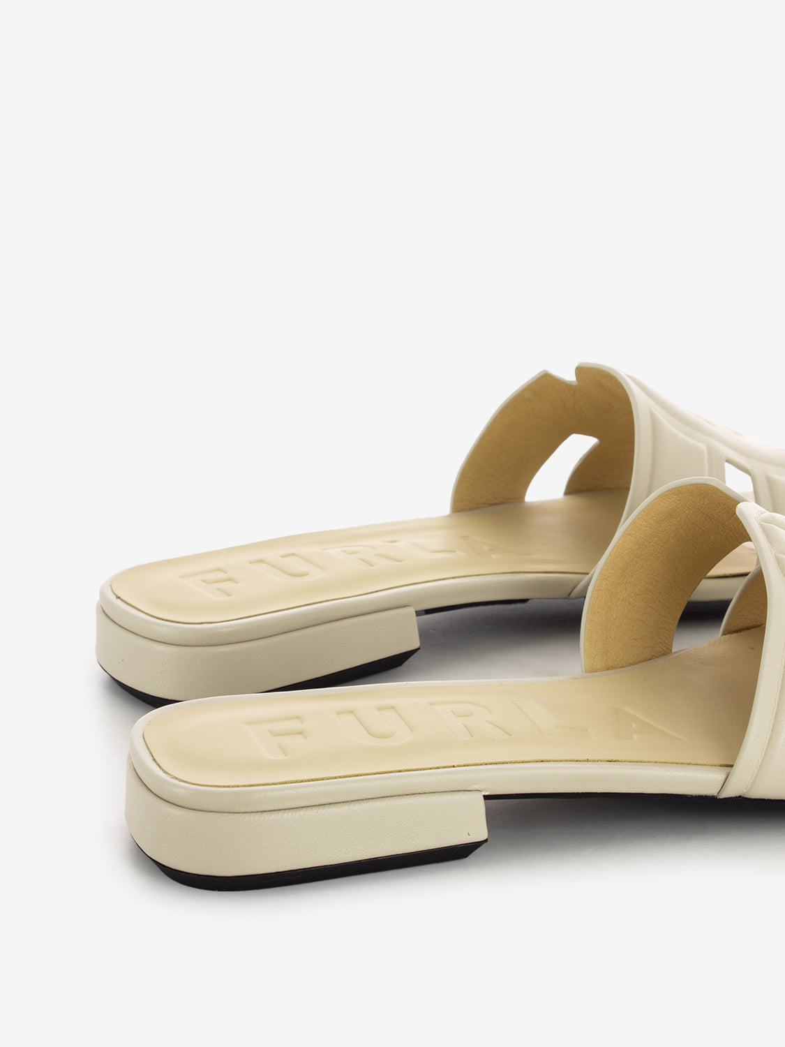 Summer mule nappa marshmallow