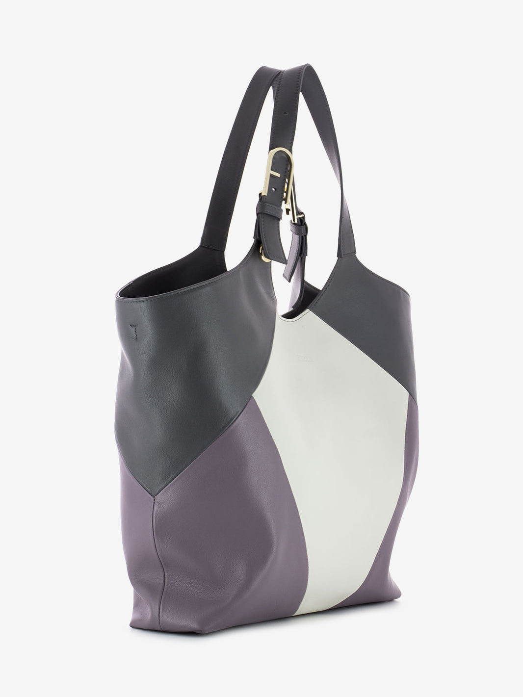Flow XL tote bag marshmallow / aura / black
