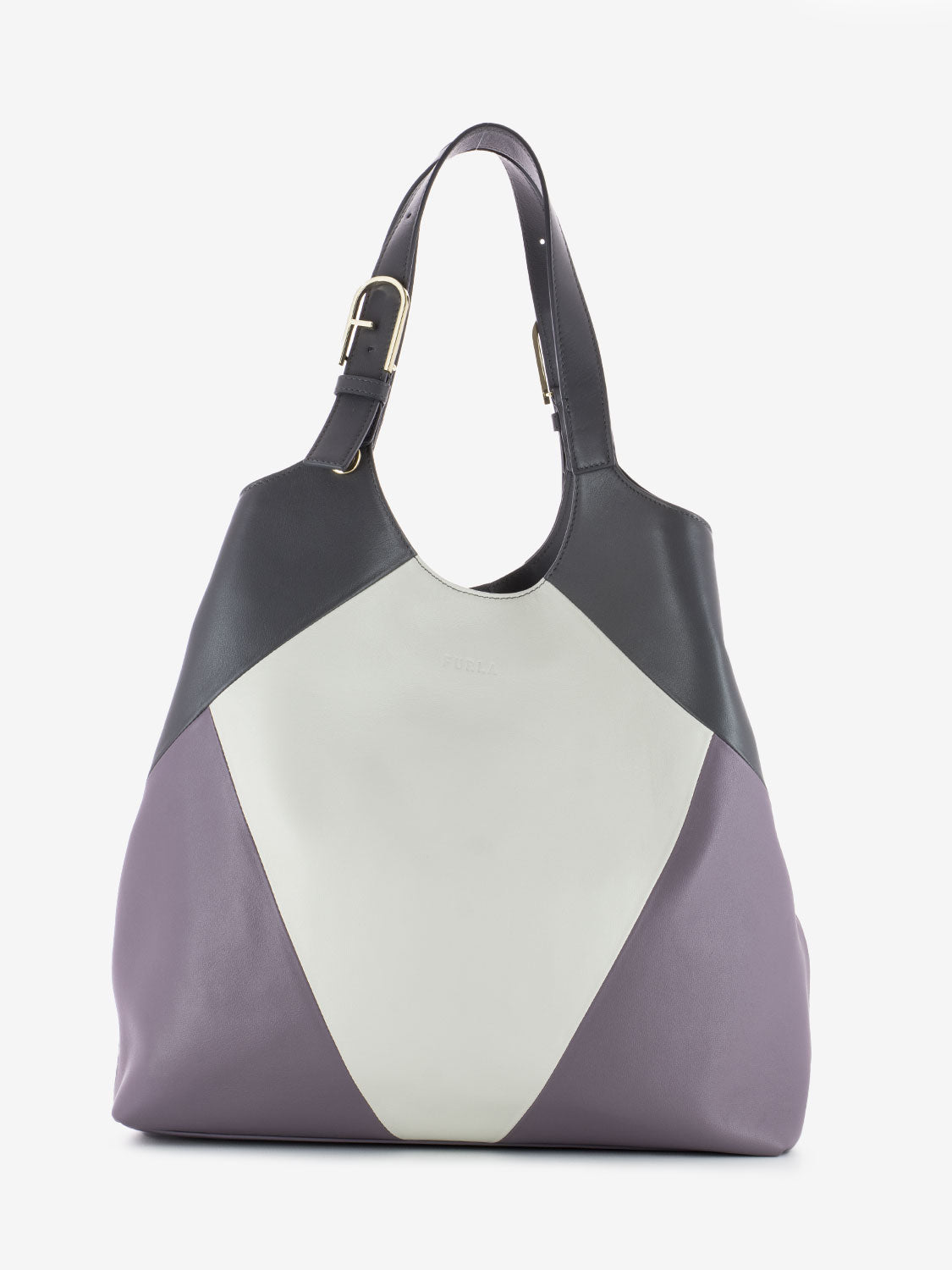 Flow XL tote bag marshmallow / aura / black