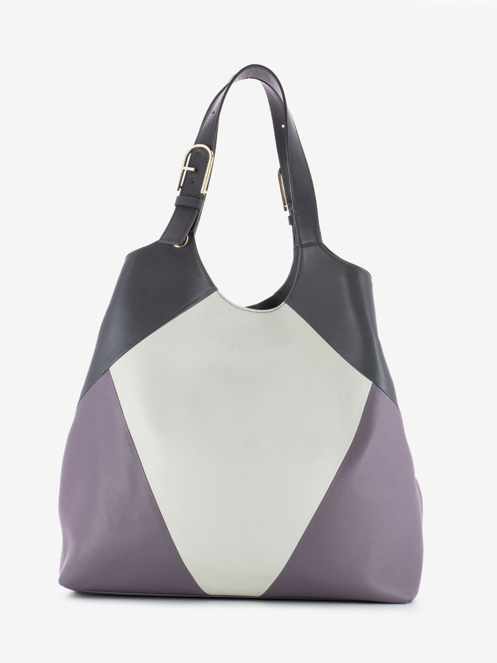 Flow XL tote bag marshmallow / aura / black
