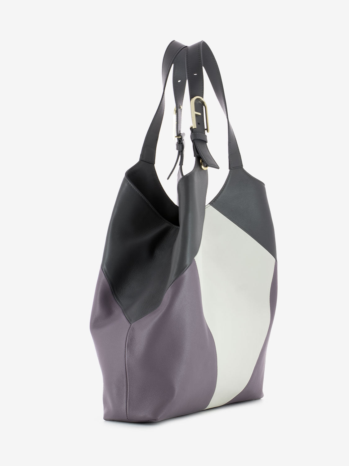 Flow XL tote bag marshmallow / aura / black