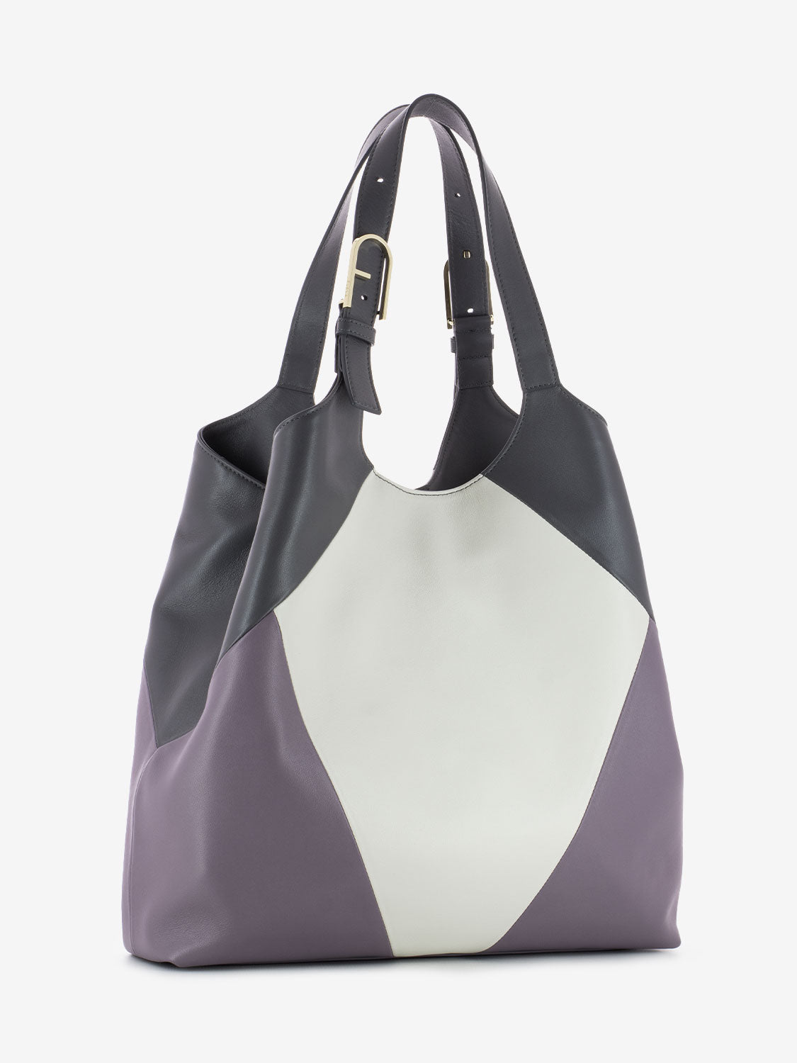 Flow XL tote bag marshmallow / aura / black