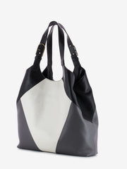 FURLA - Tote bag Flow XL marshmallow / soil / nero