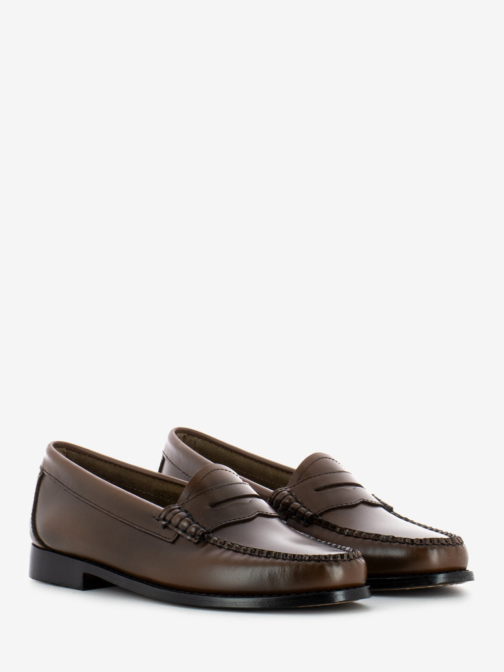 GH Bass CO Weejun Penny Cognac Loafers - Main Image