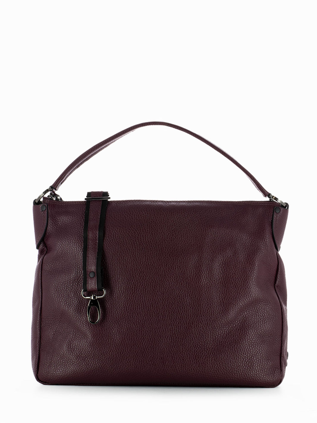 Borsa a spalla Calipso in pelle martellata bull chianti