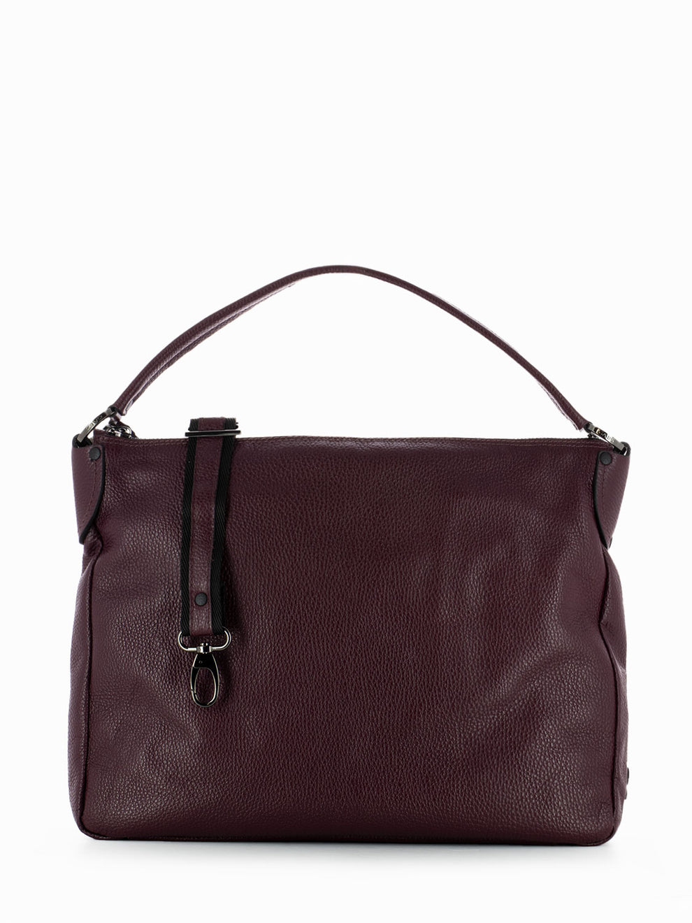 Borsa a spalla Calipso in pelle martellata bull chianti