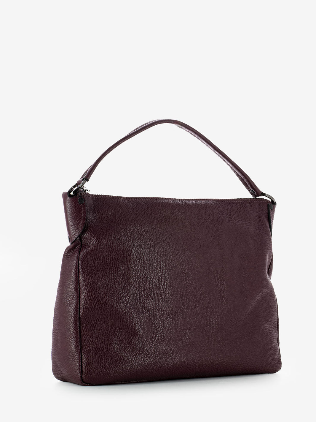 Borsa a spalla Calipso in pelle martellata bull chianti
