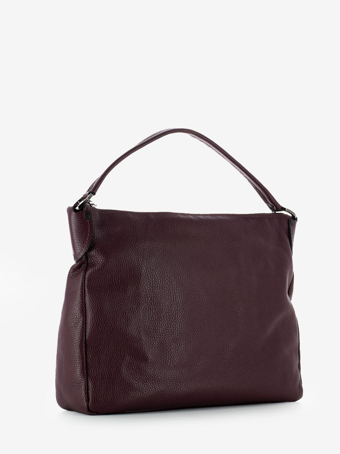 Borsa a spalla Calipso in pelle martellata bull chianti