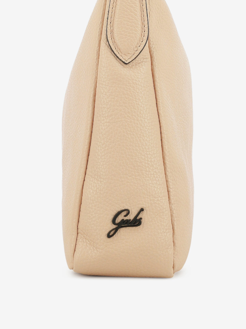 Borsa a spalla Calipso L in pelle martellata nude