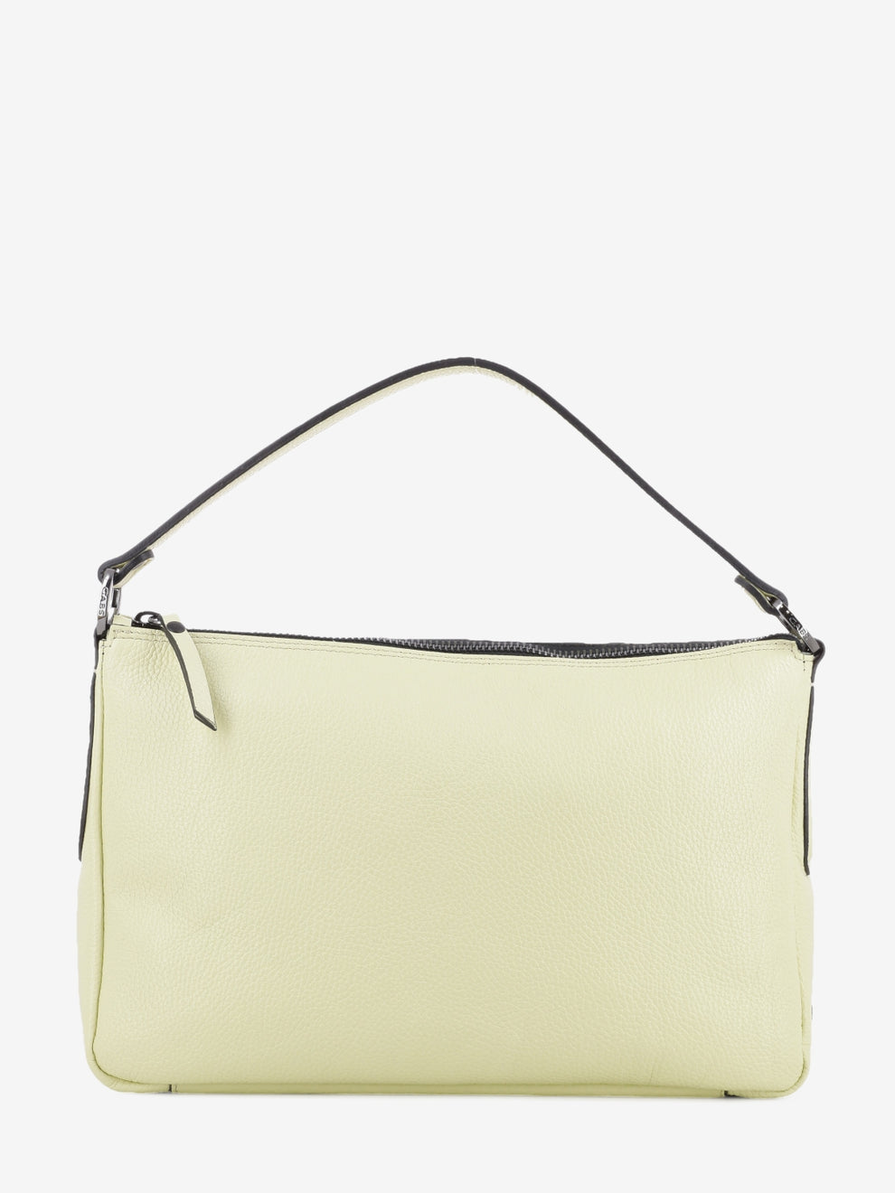 Borsa a spalla Calipso M in pelle martellata lino