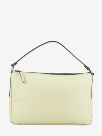 Borsa a spalla Calipso M in pelle martellata lino
