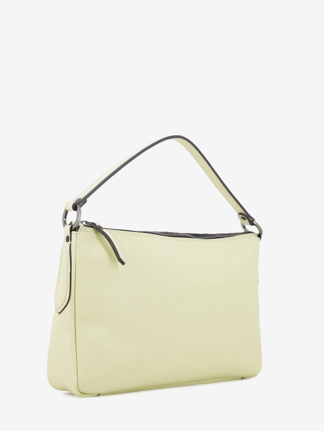 Borsa a spalla Calipso M in pelle martellata lino