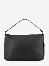 Borsa a spalla Calipso M in pelle martellata nero