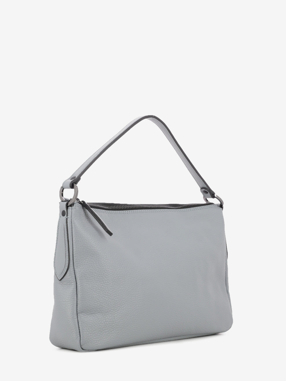 Borsa a spalla Calipso M in pelle martellata rugiada