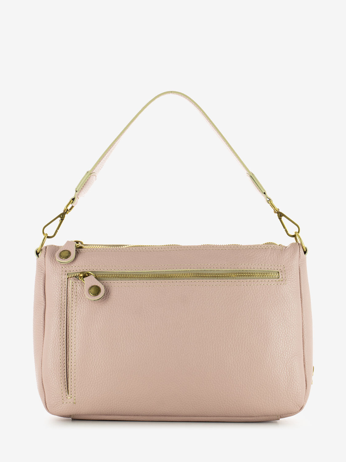 Lolly M pink gold shoulder bag