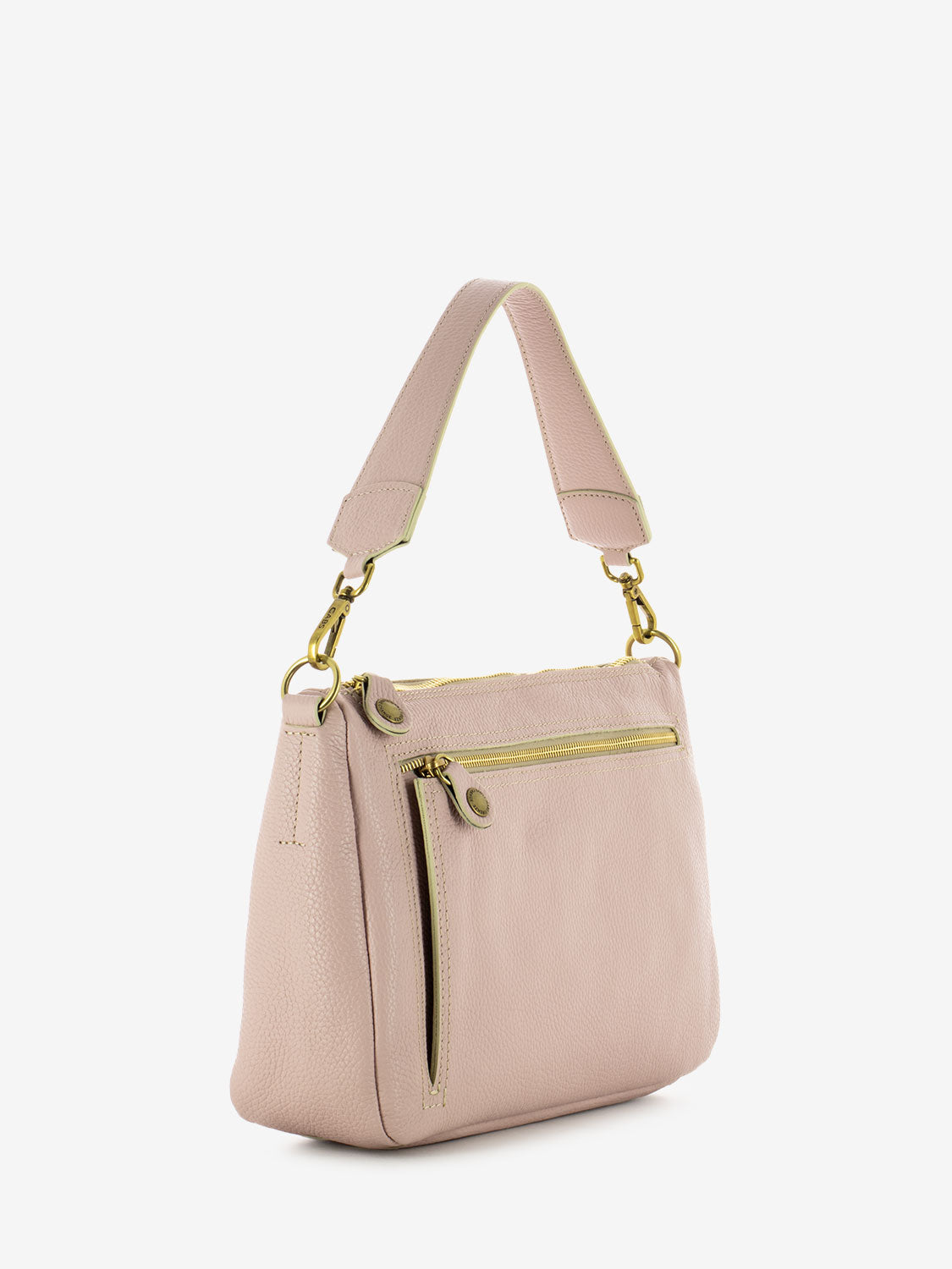 Lolly M pink gold shoulder bag