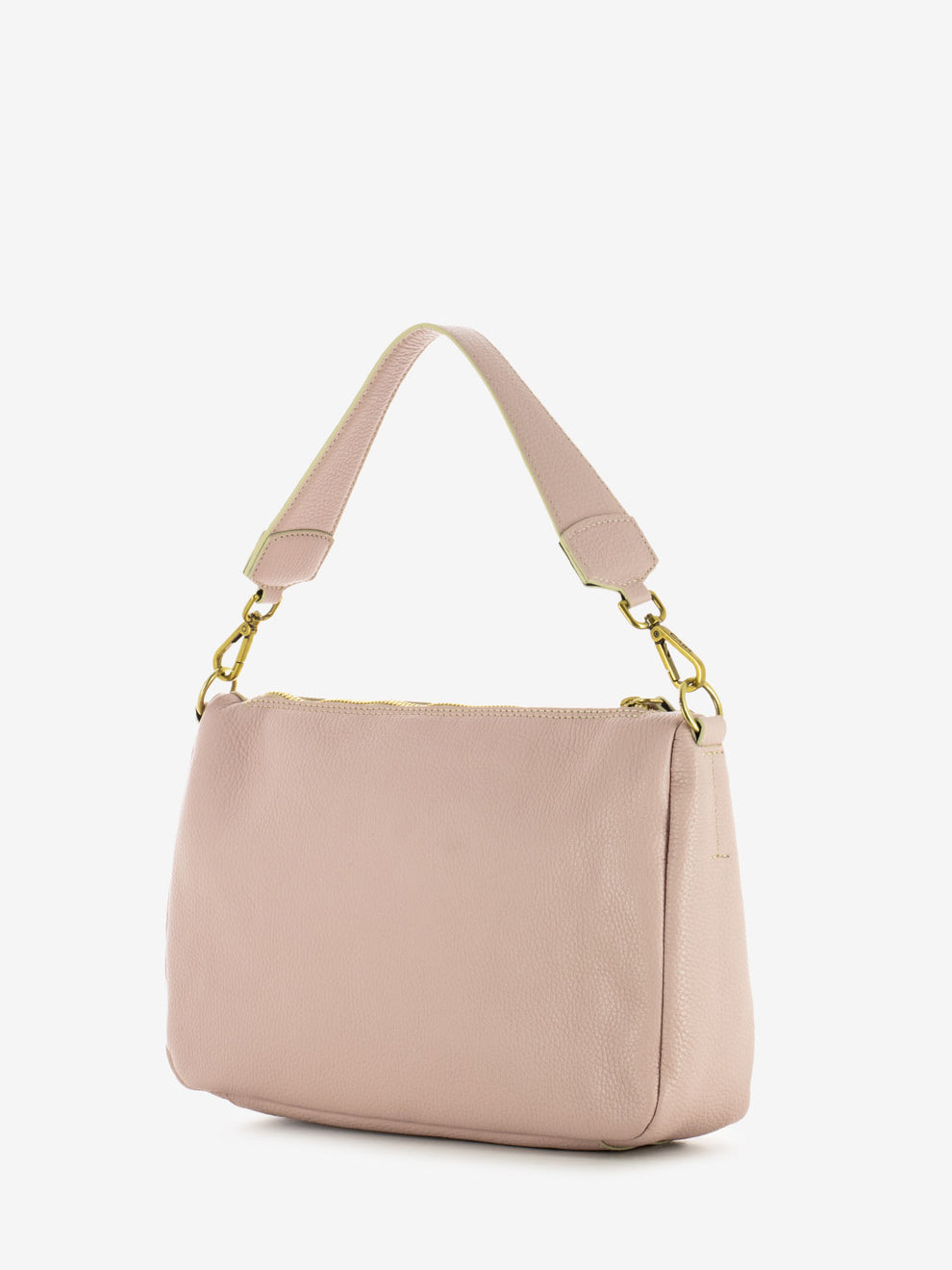 Lolly M pink gold shoulder bag