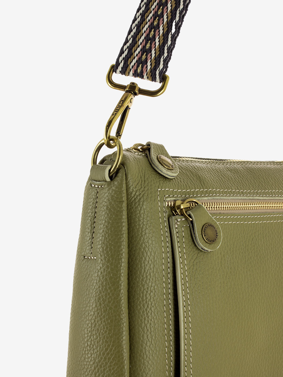 Polly L shoulder bag in savannah leather