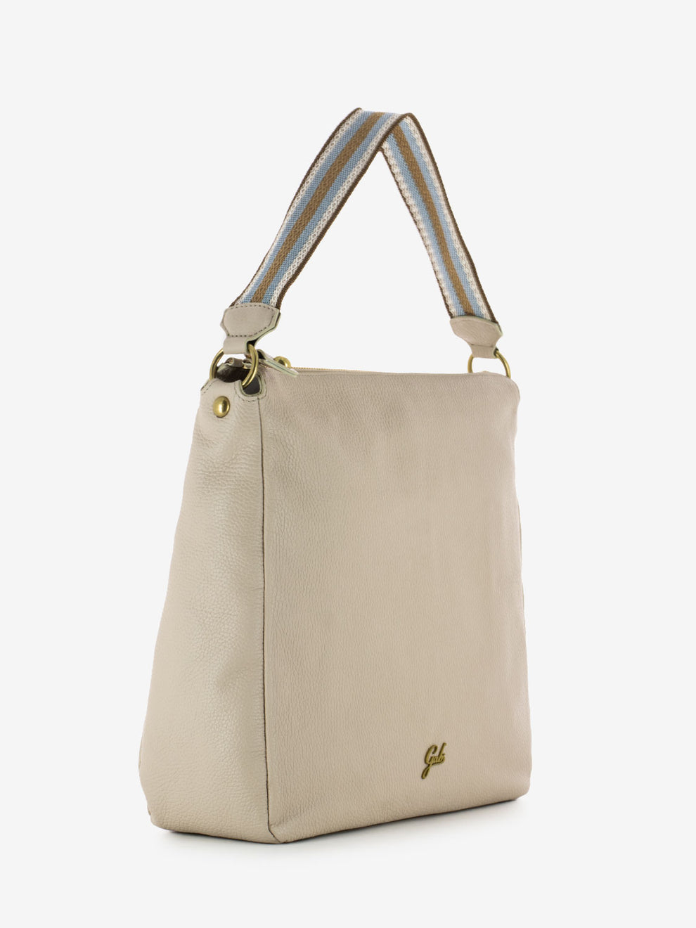 Genevieve shell shoulder bull bag