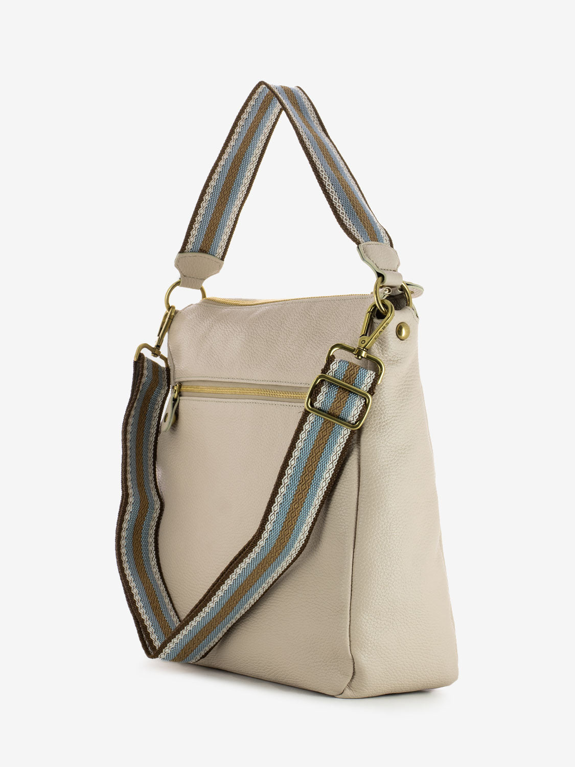 Genevieve shell shoulder bull bag
