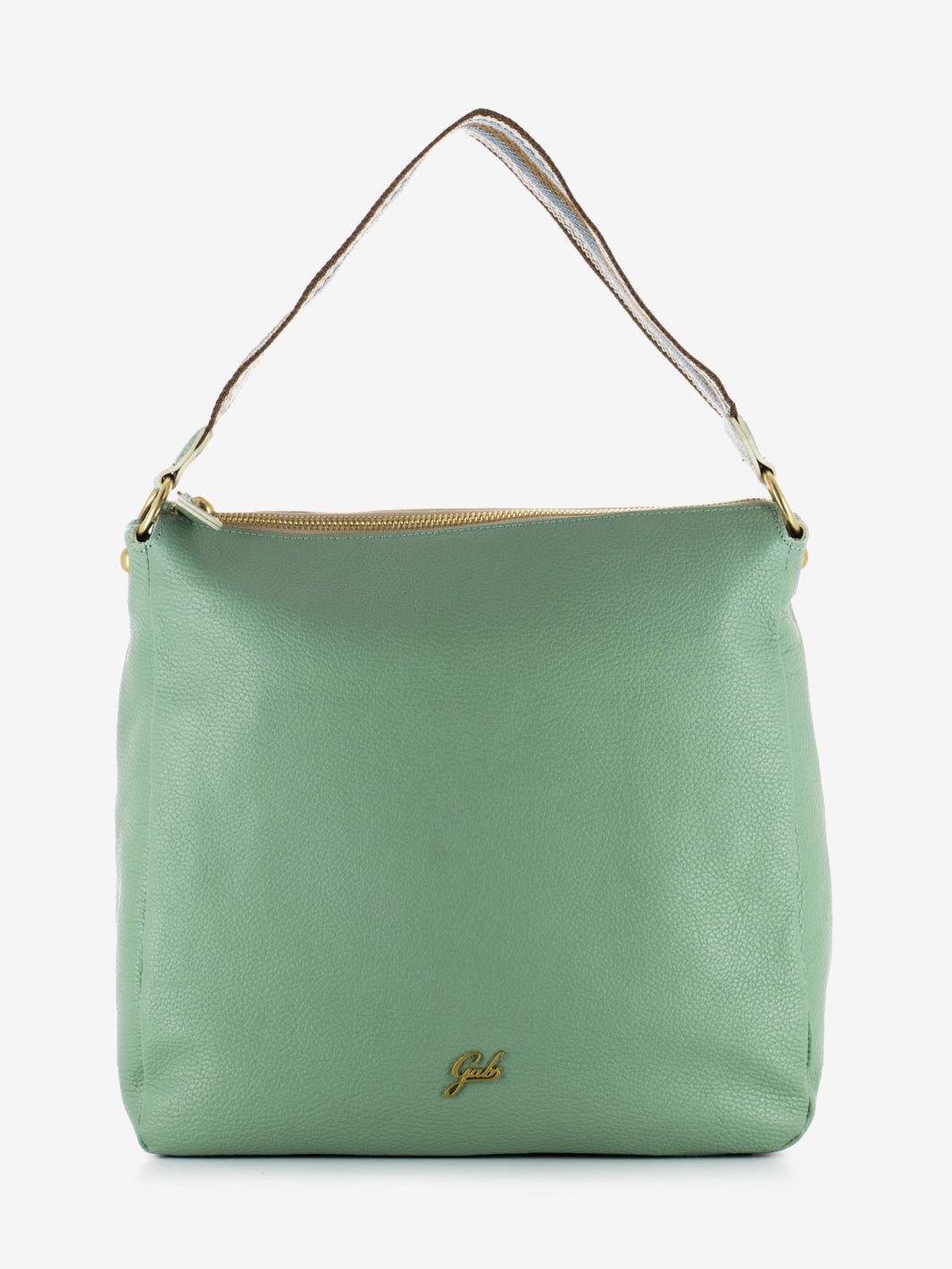 Borsa bull a spalla Genevieve L Tea Verde