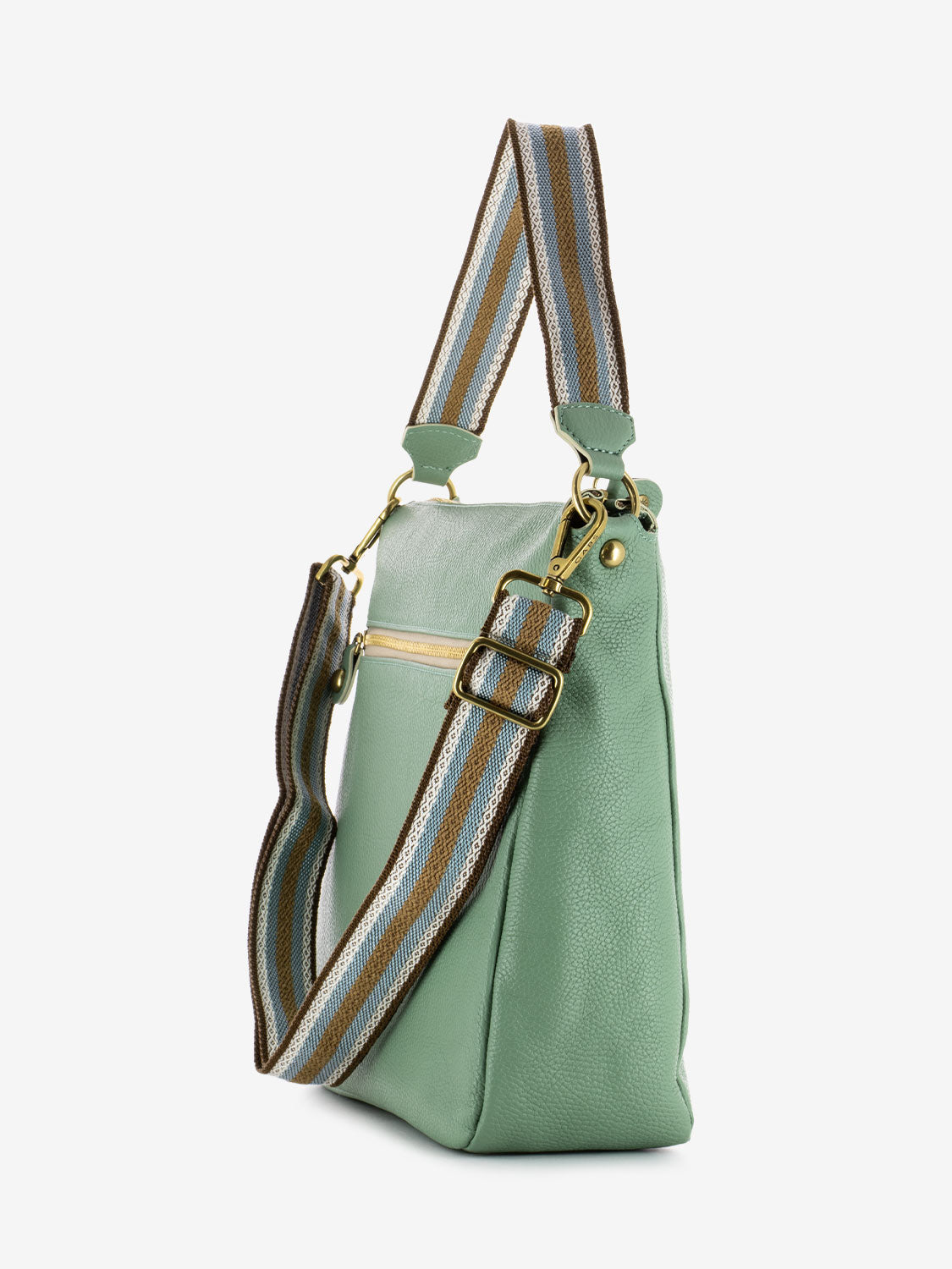 Bull Shoulder Bag Genevieve L Tea Green 