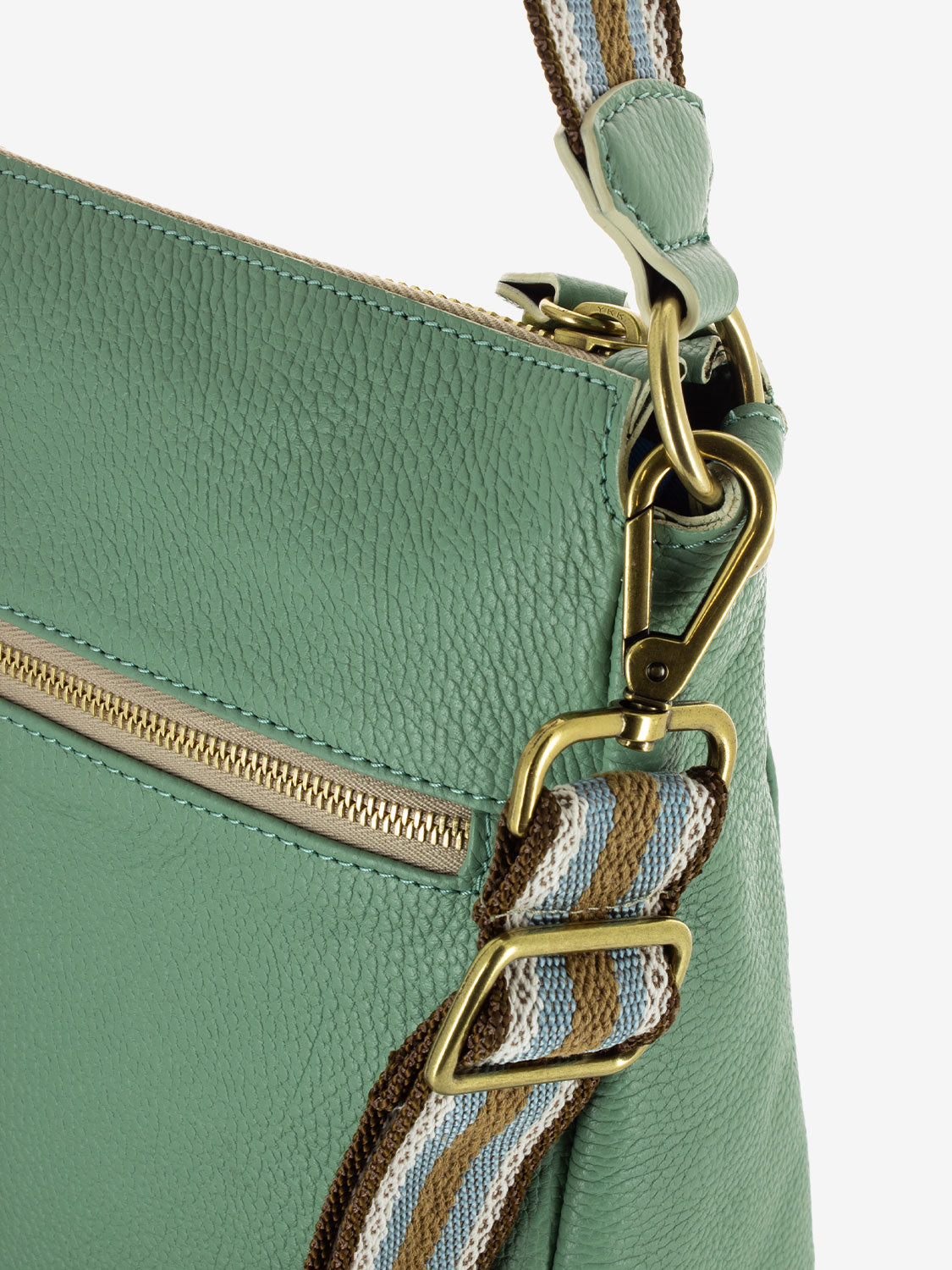 Bull Shoulder Bag Genevieve L Tea Green 