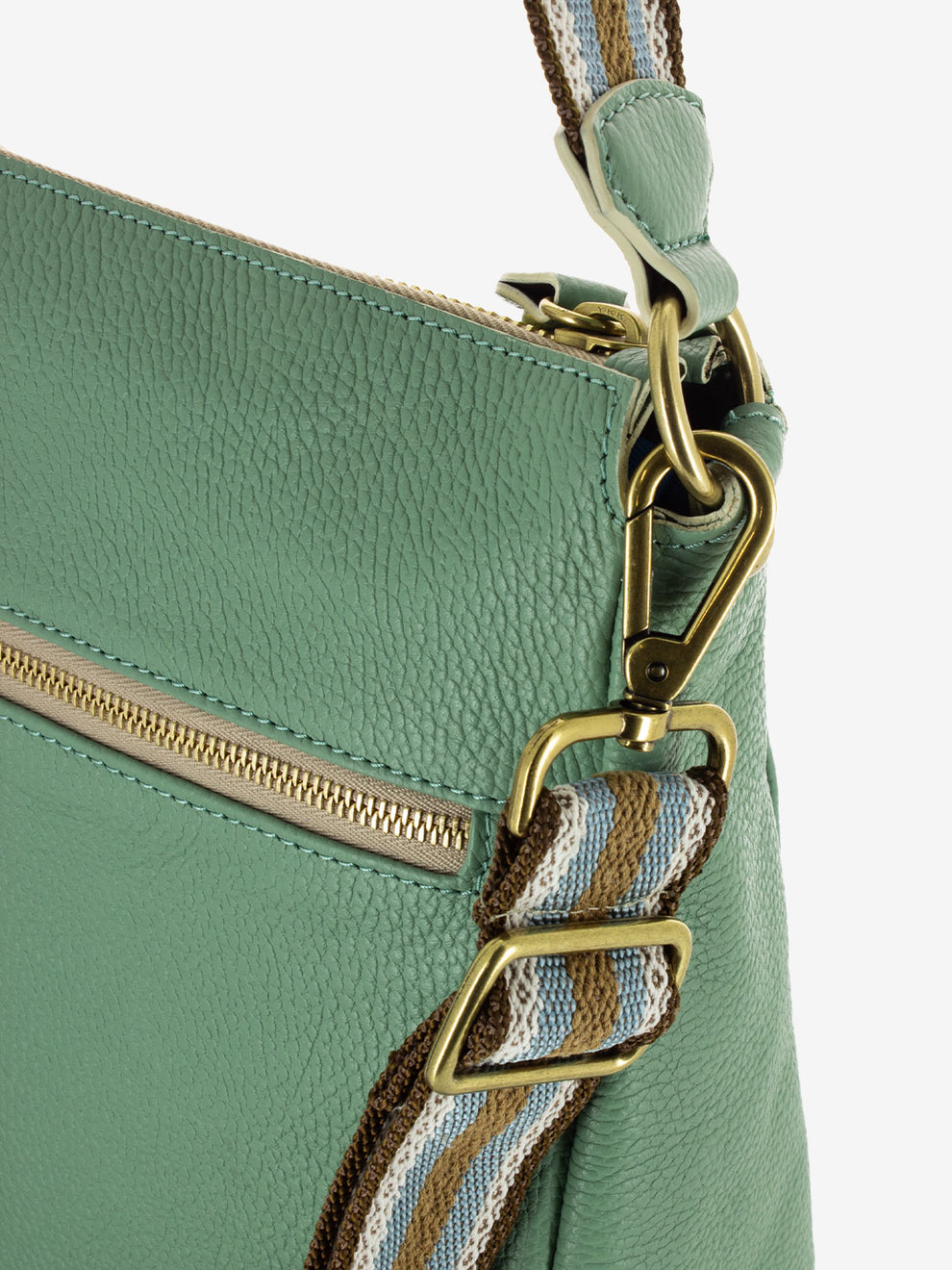 Bull Shoulder Bag Genevieve L Tea Green 