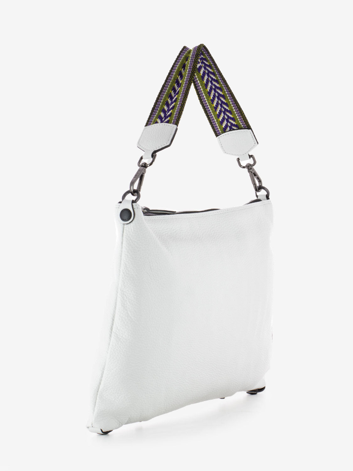 Filippa bag with white fabric handle