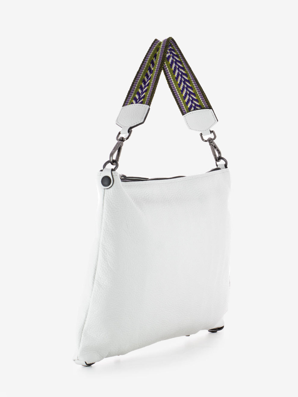 Filippa bag with white fabric handle