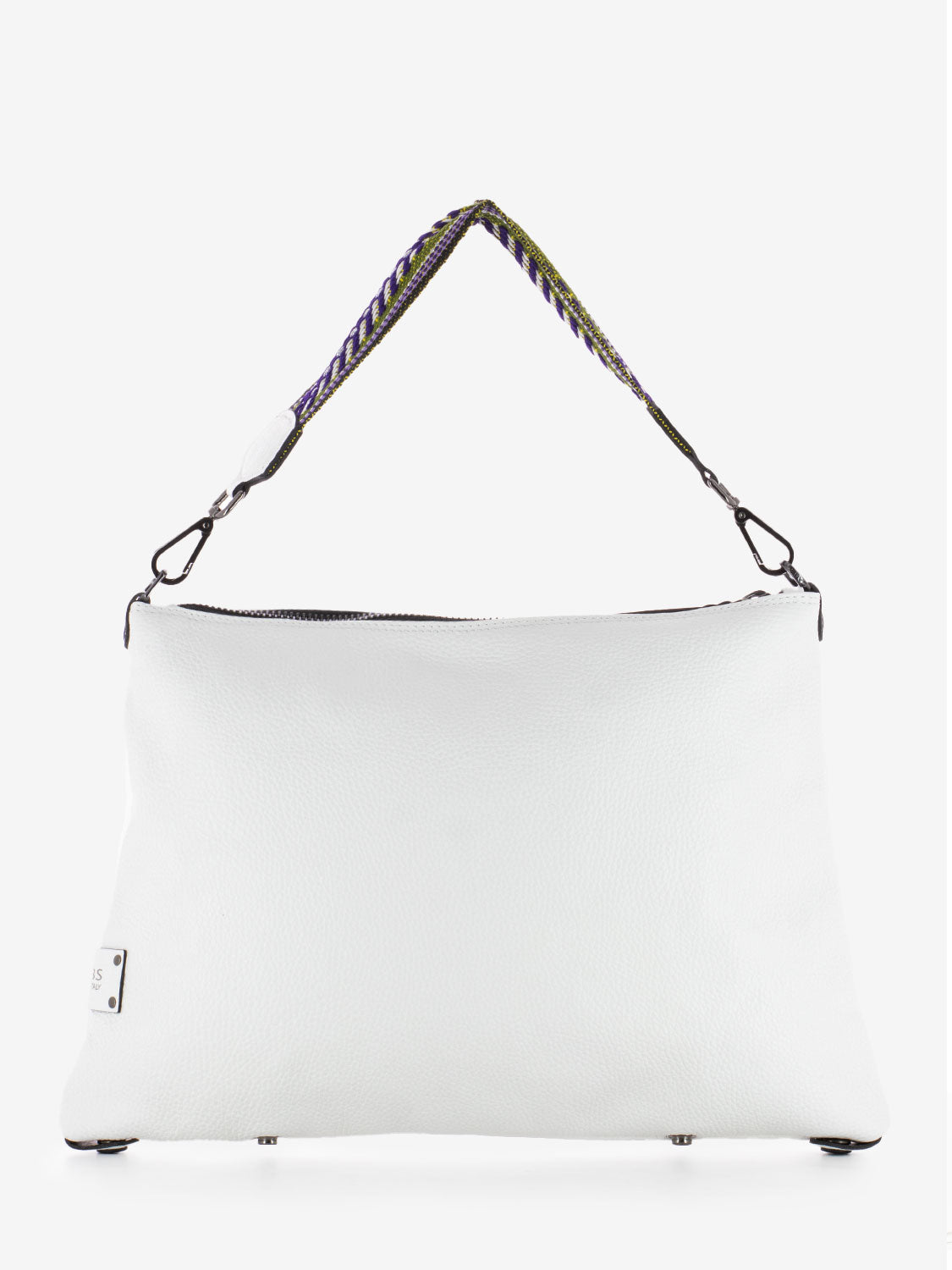 Filippa bag with white fabric handle
