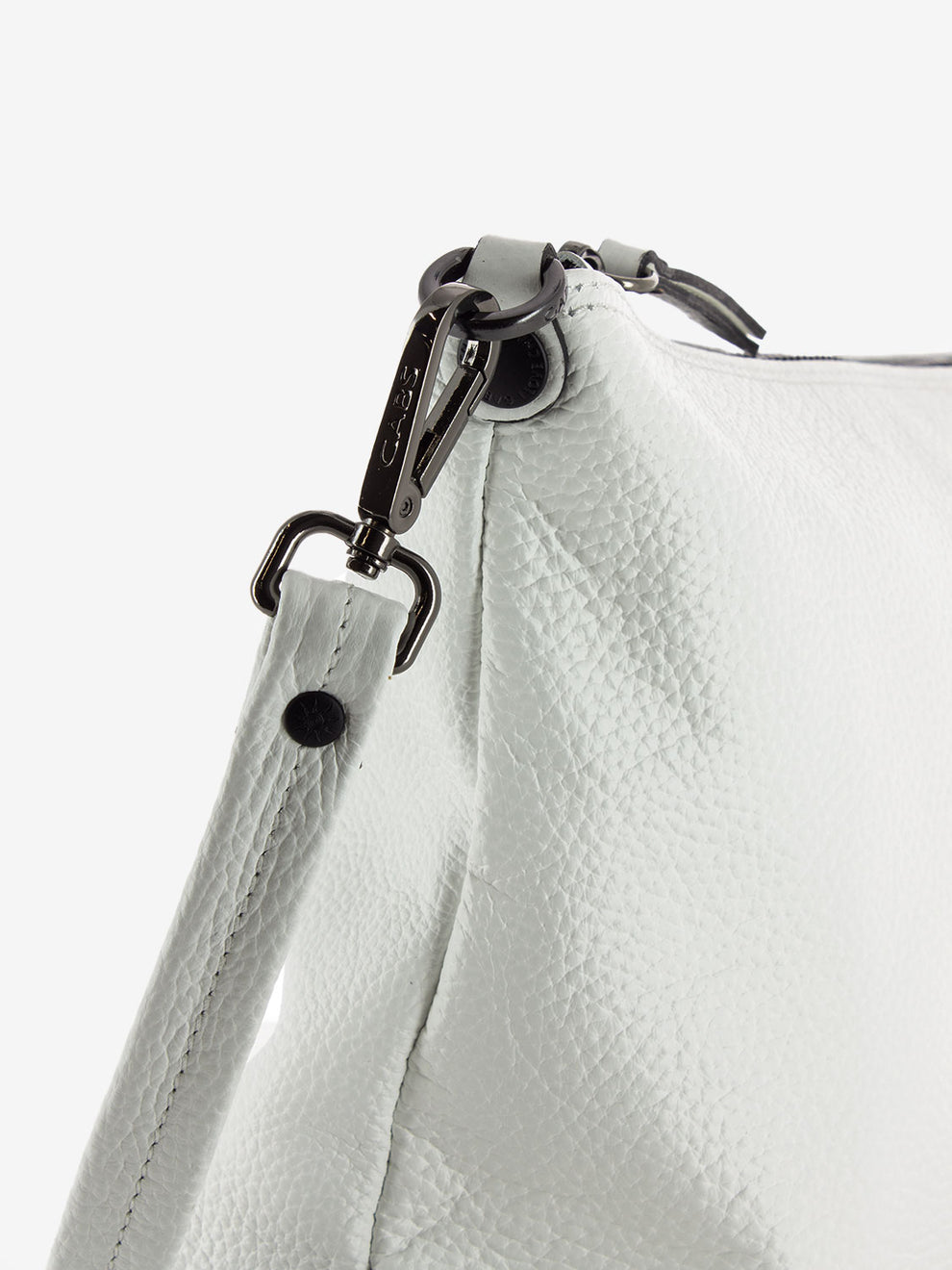 Filippa bag with white fabric handle