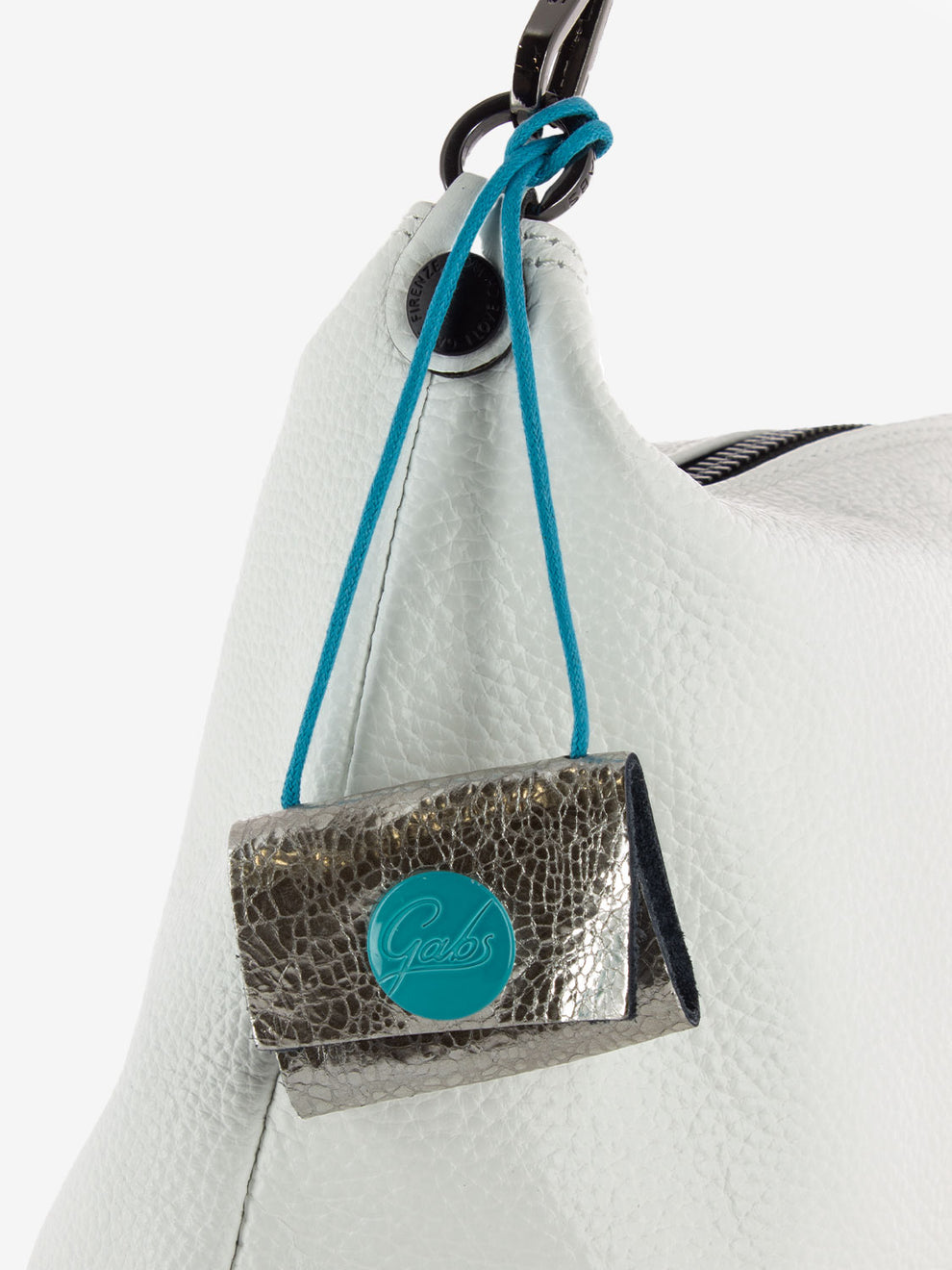 Filippa bag with white fabric handle