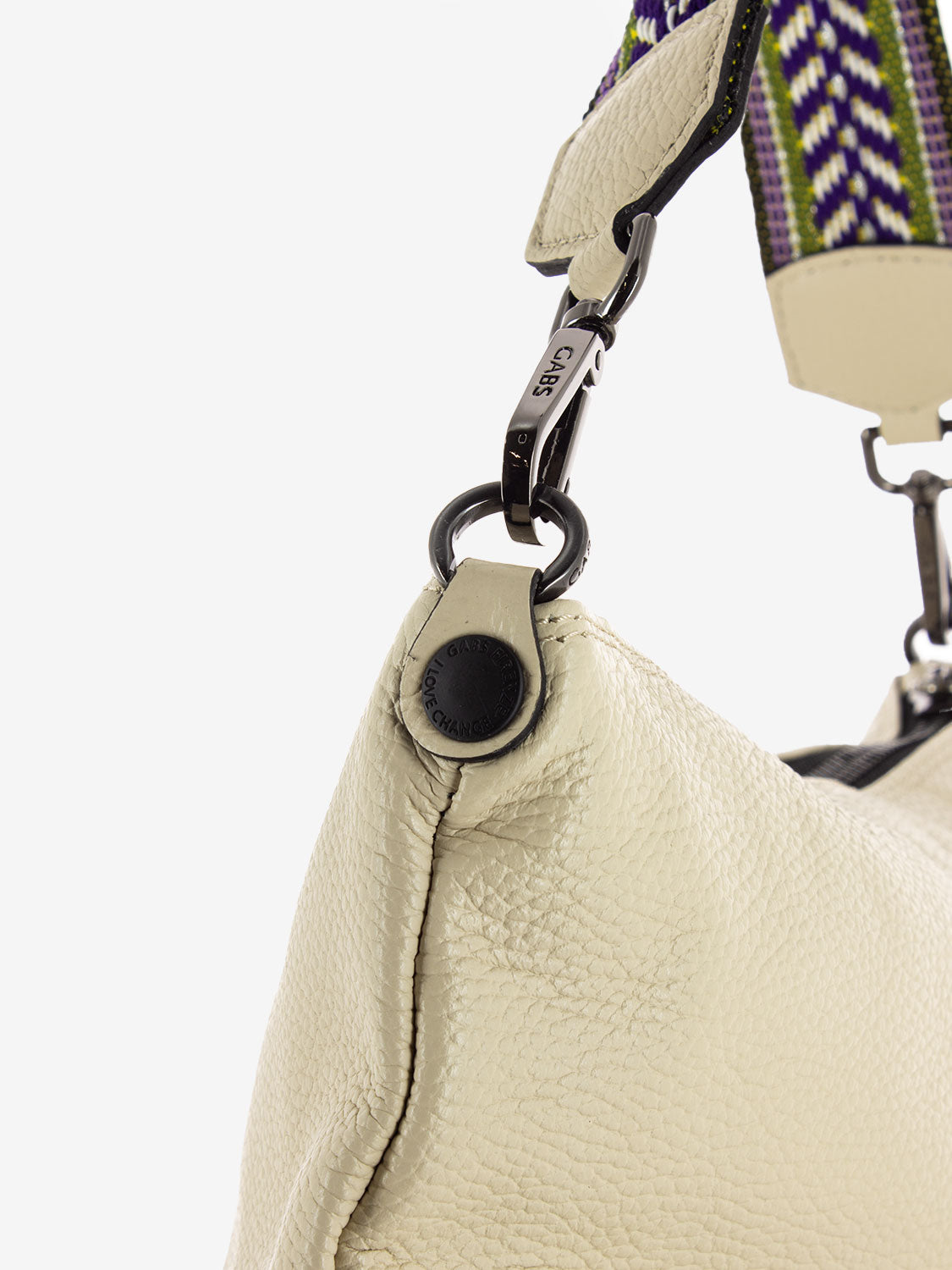 Filippa bag with ecru fabric handle