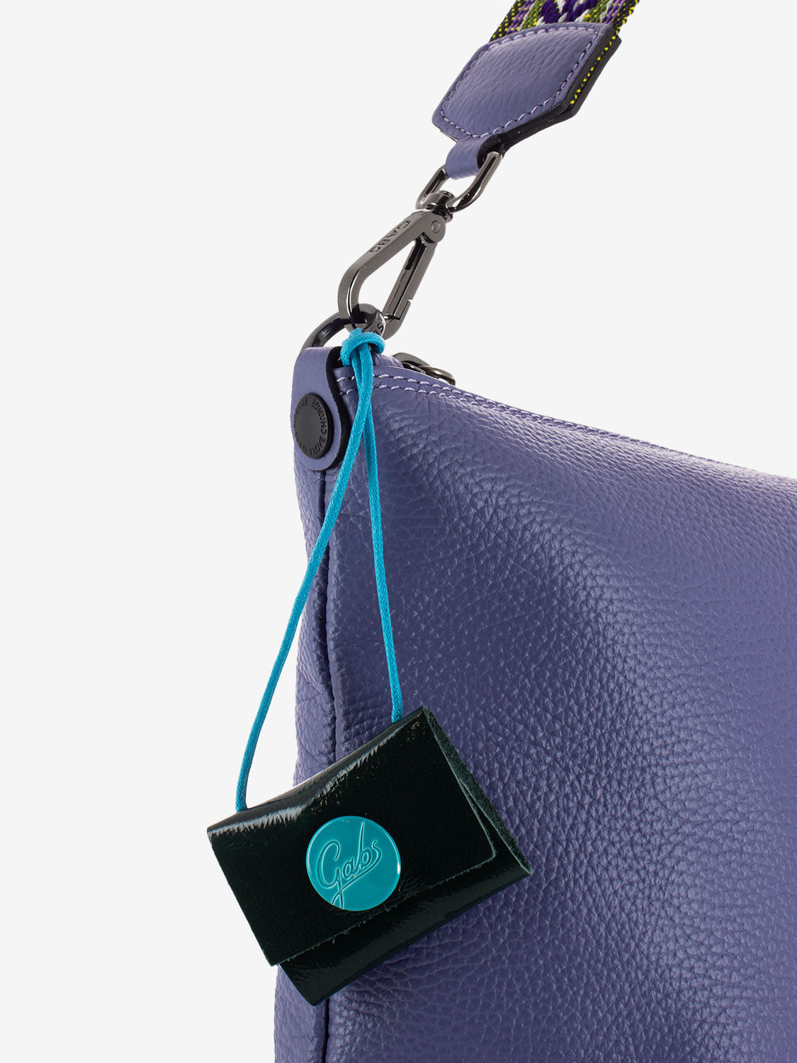 Borsa Filippa manico in tessuto fiordaliso